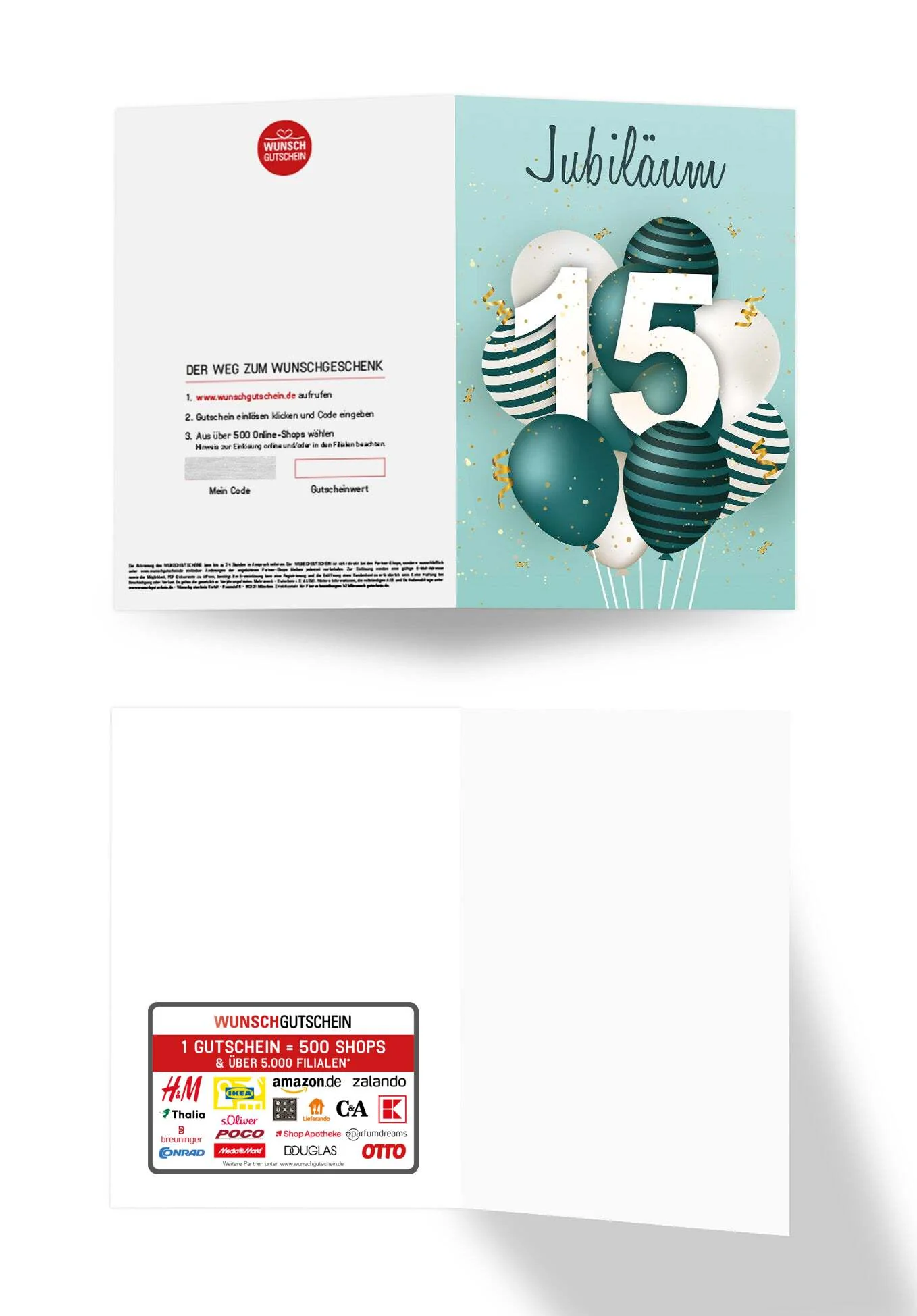 15 Jahre Jubiläum - Ballons Grün - Image 3