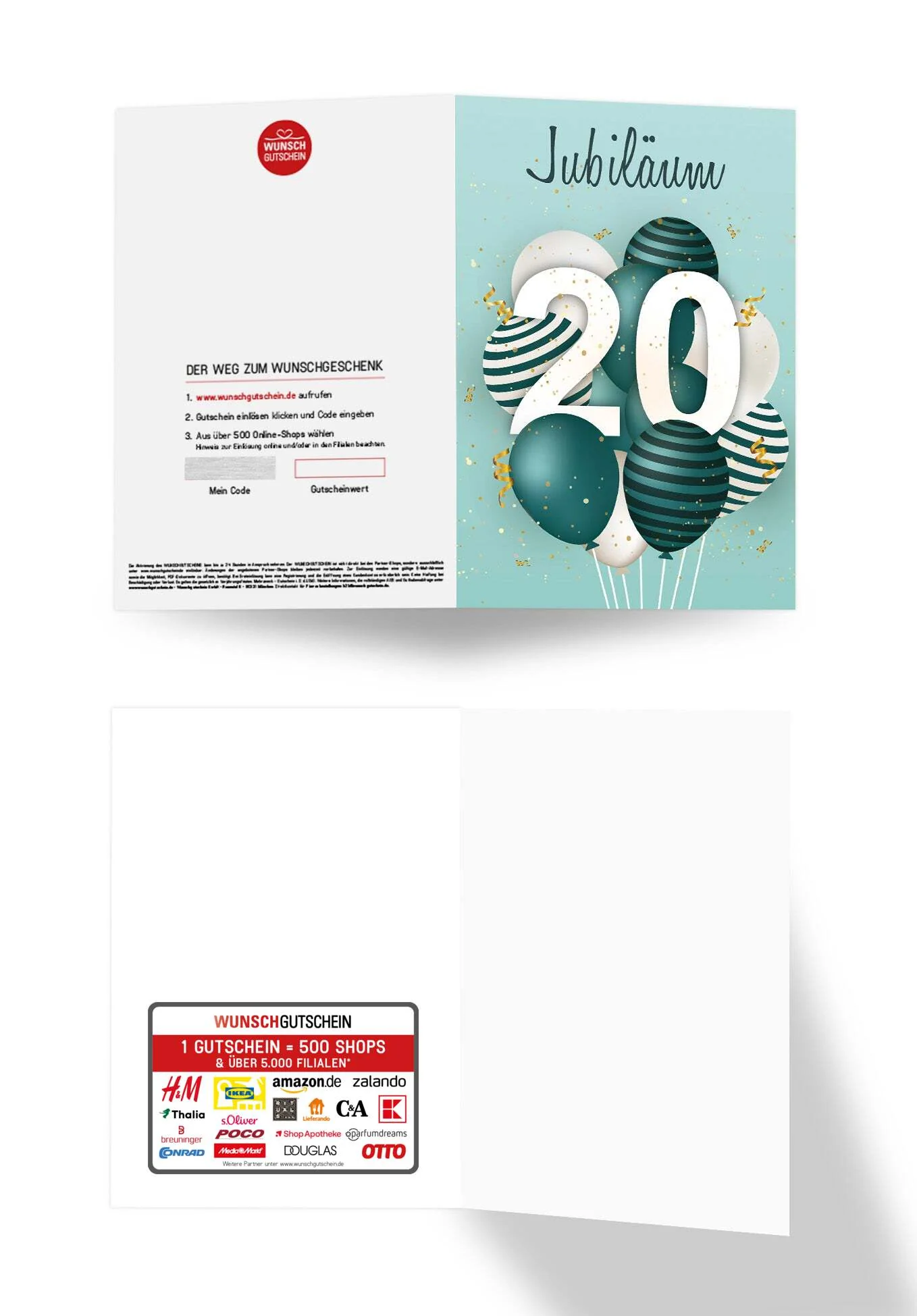 20 Jahre Jubiläum - Ballons Grün - Image 3