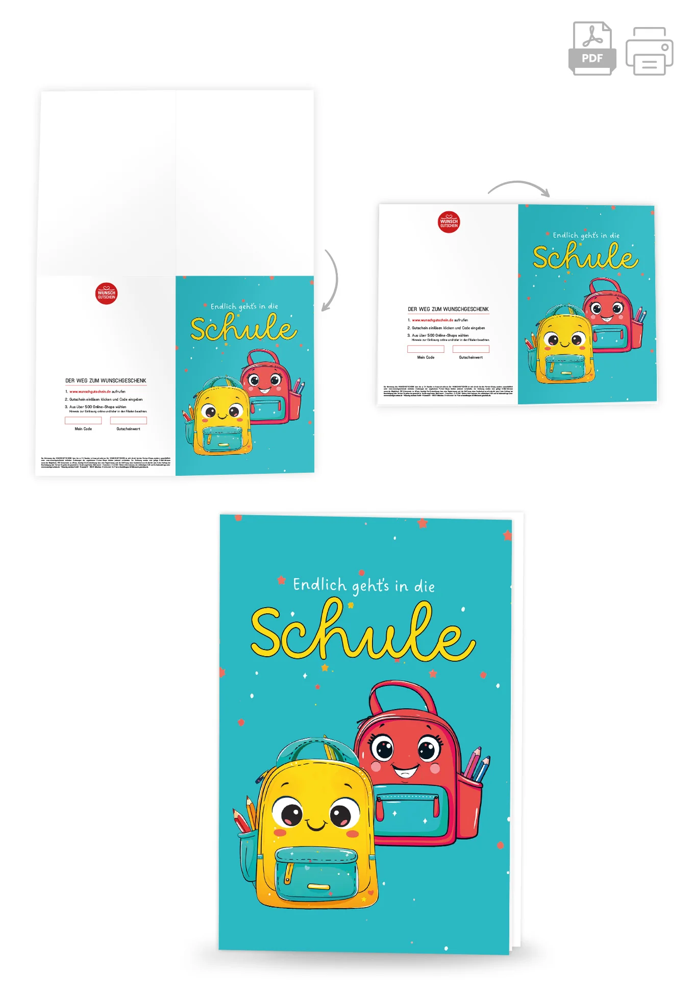 Endlich Schule - Rucksack - Image 4
