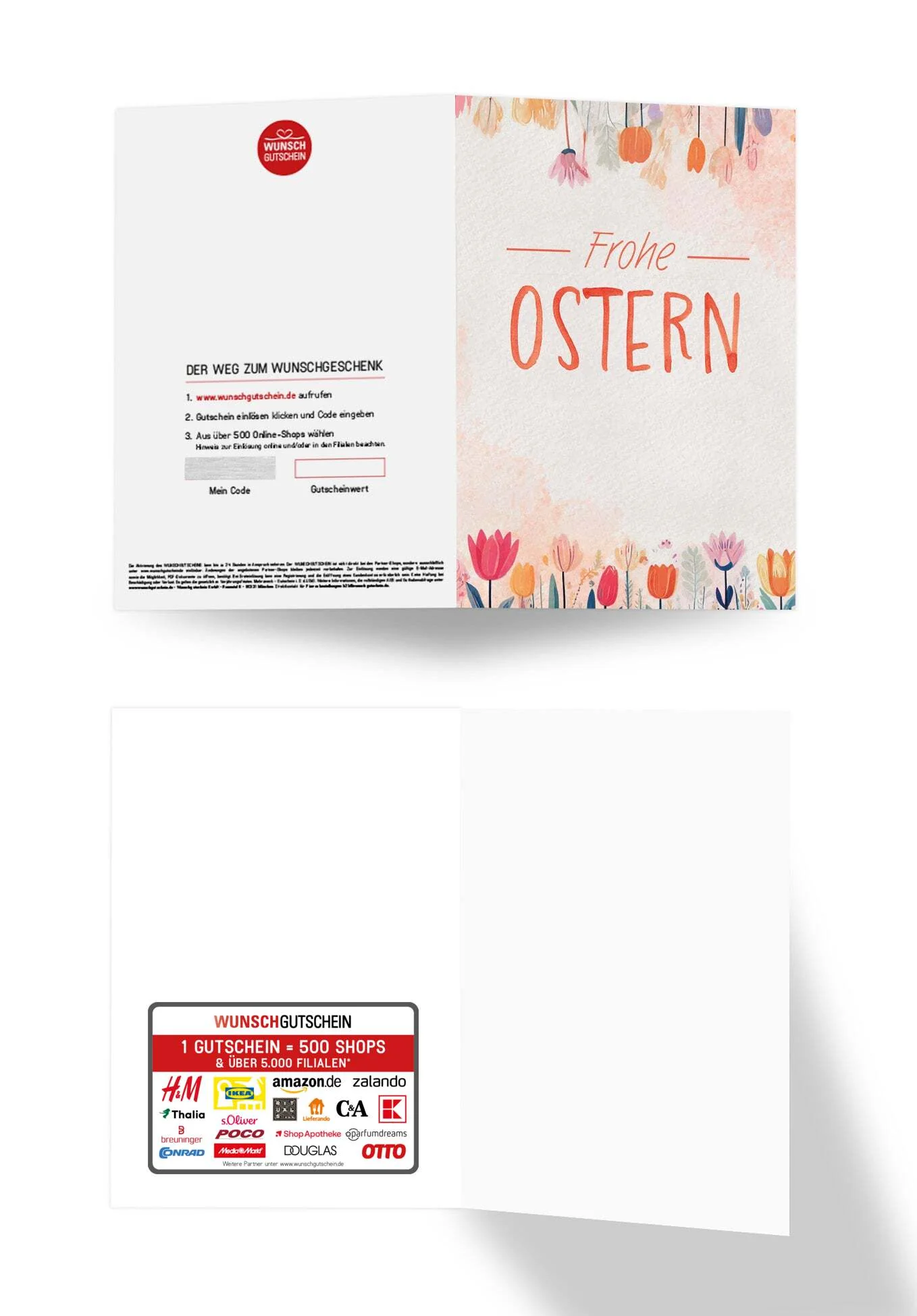 Frohe Ostern - Blumen Aquarell - Image 3
