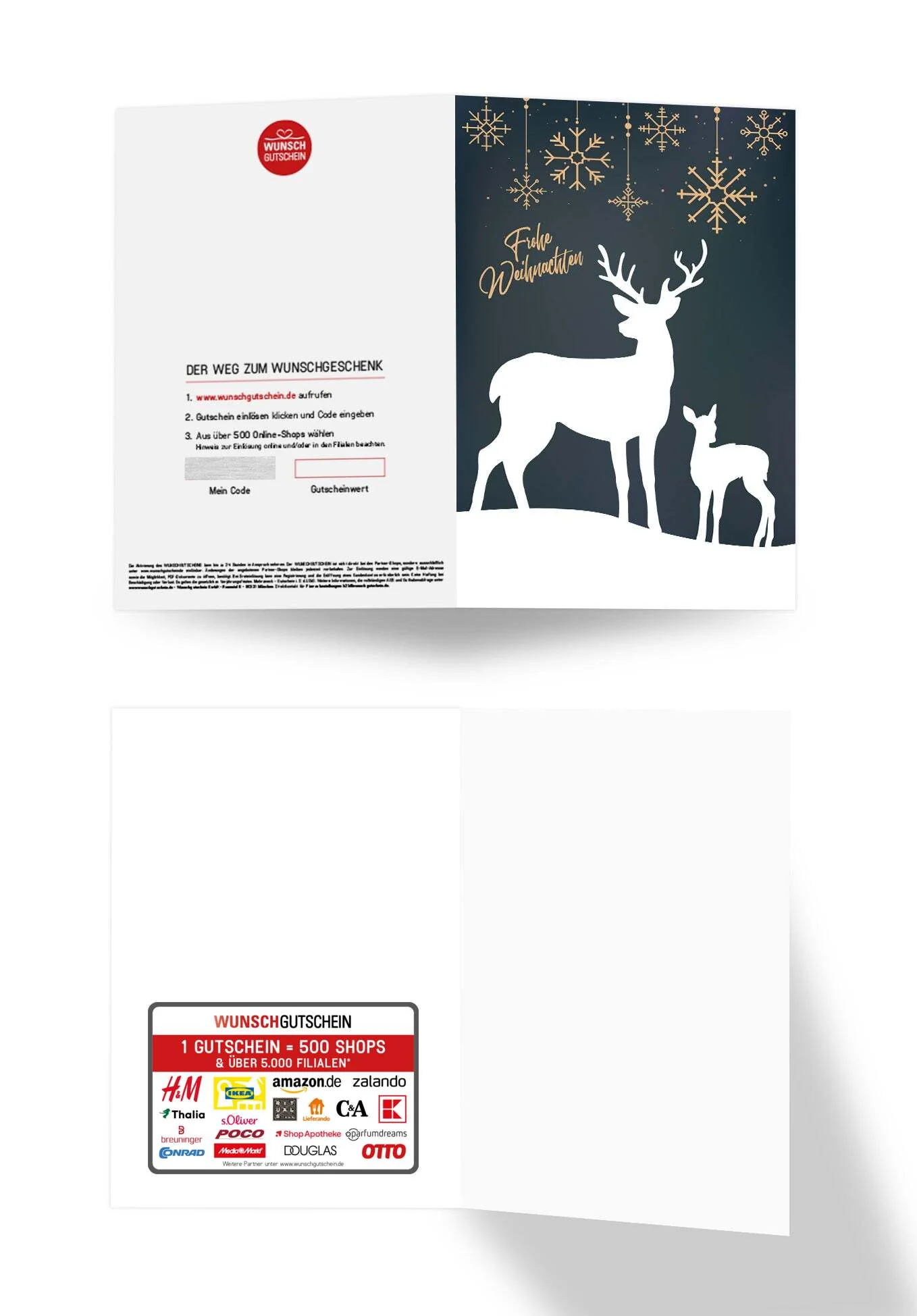 Frohe Weihnachten - Rentier Grün - Image 3