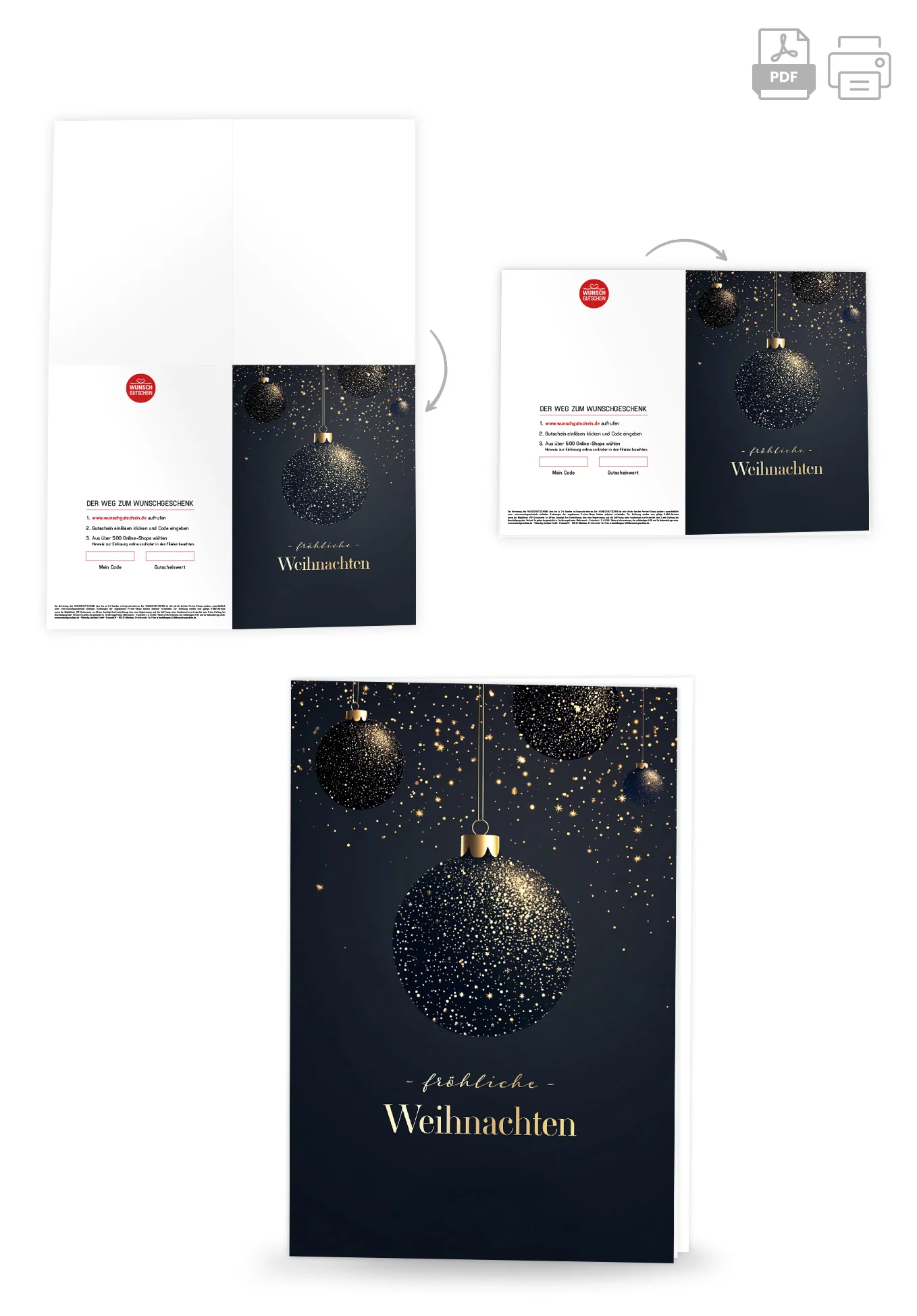 Fröhliche Weihnachten - Christbaumkugeln - Image 4