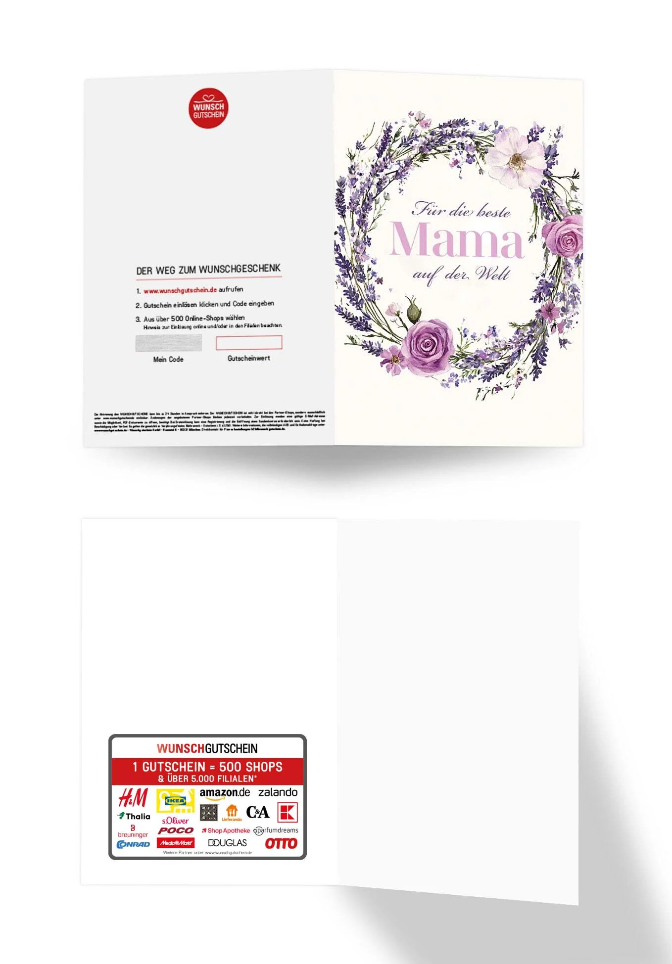 Für die beste Mama - Blumenkranz Lila - Image 3