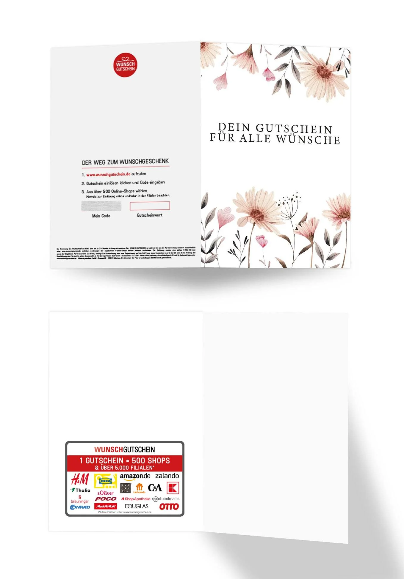 Für alle Wünsche - Blumen weiß - Image 3