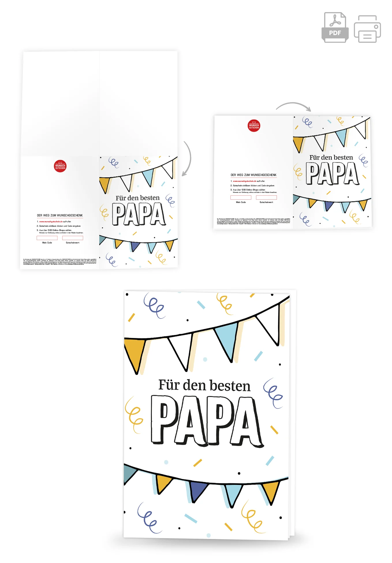Für den besten Papa - Wimpelkette - Image 4