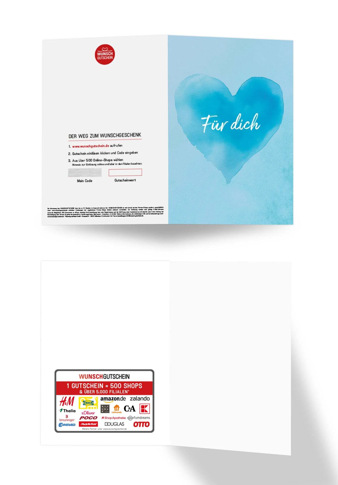 Für dich - Herz Blau - Image 3