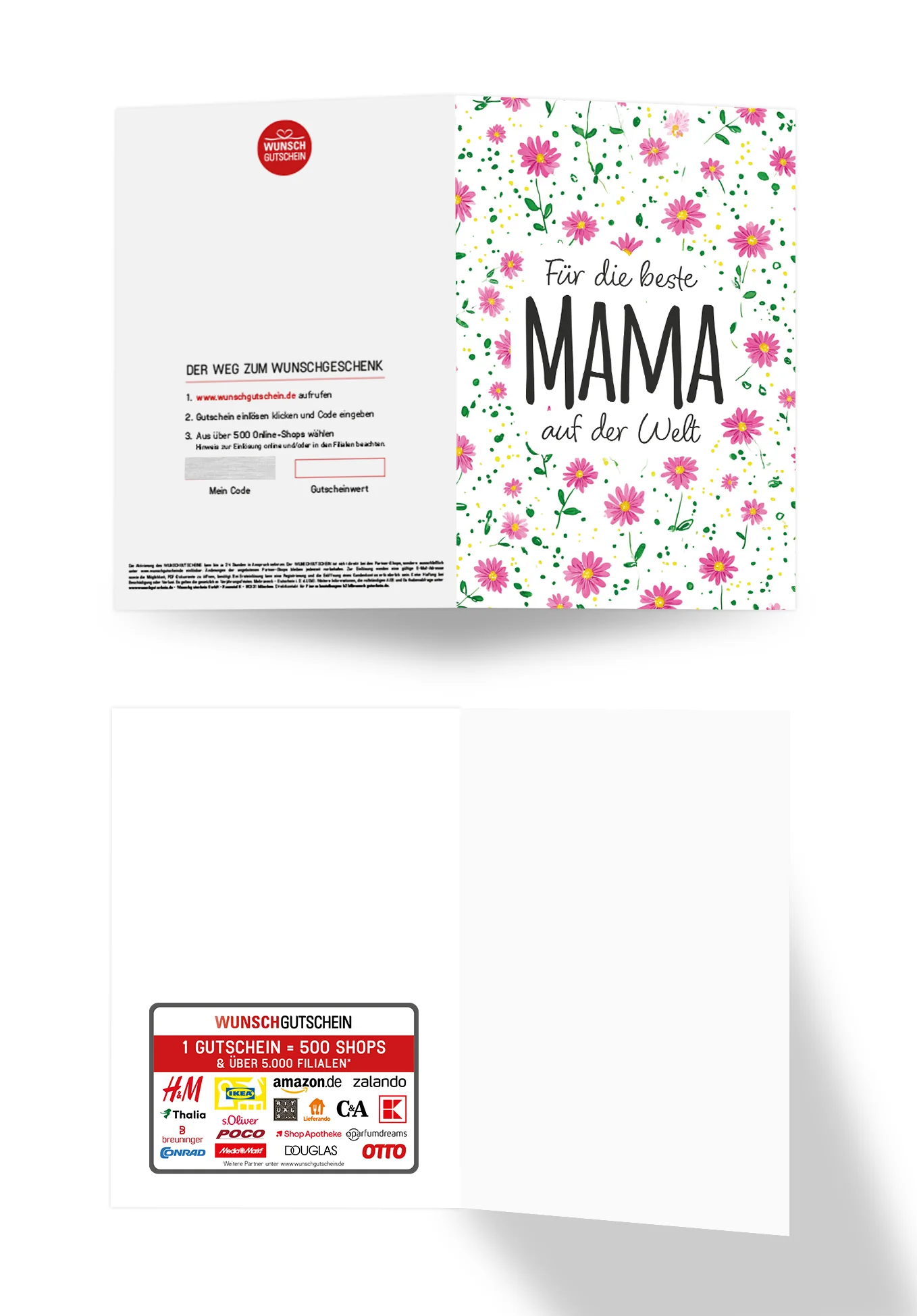 Für die beste Mama auf der Welt - Blumenmuster - Image 3