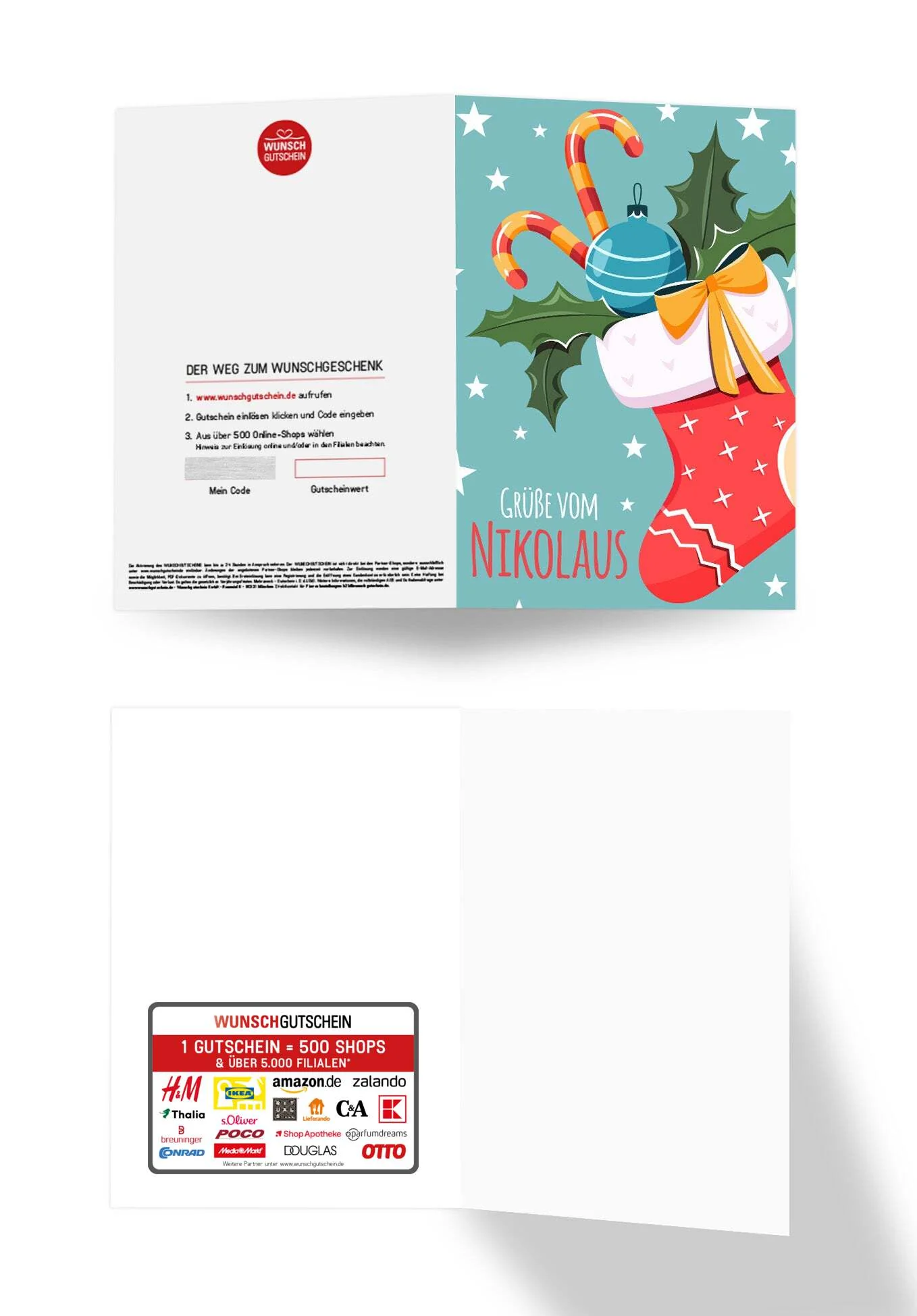 Grüße vom Nikolaus - Strumpf - Image 3