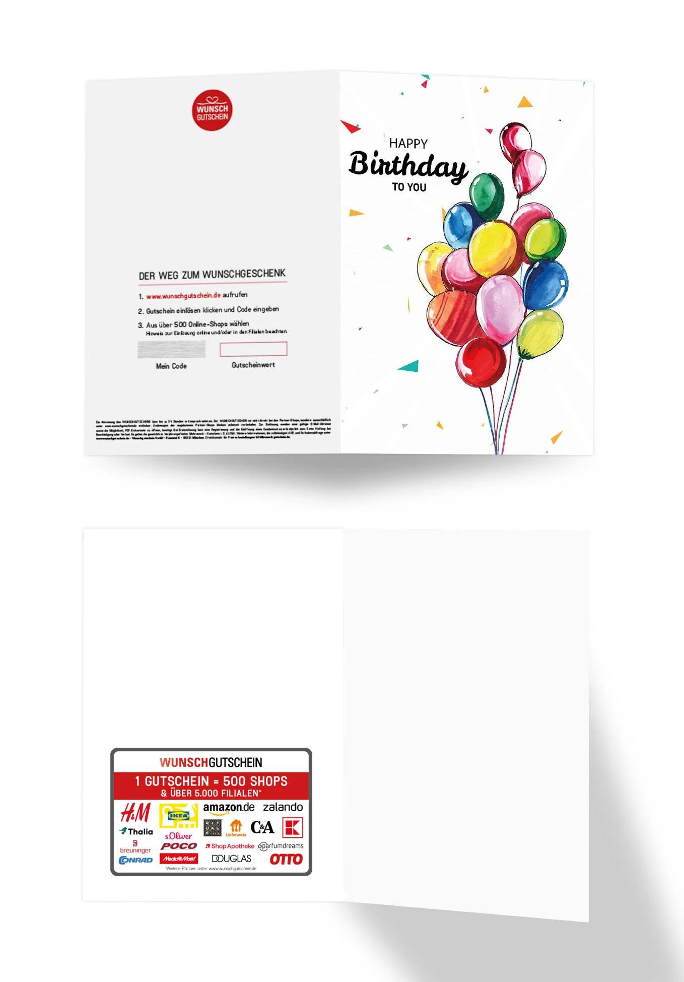 Happy Birthday - Bunte Ballons - Image 3