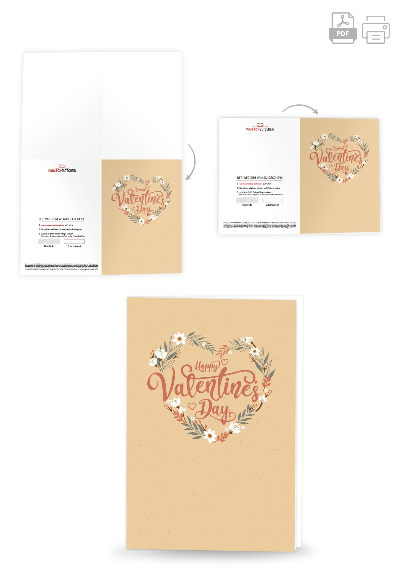 Happy Valentine's Day - Kranz - Image 4