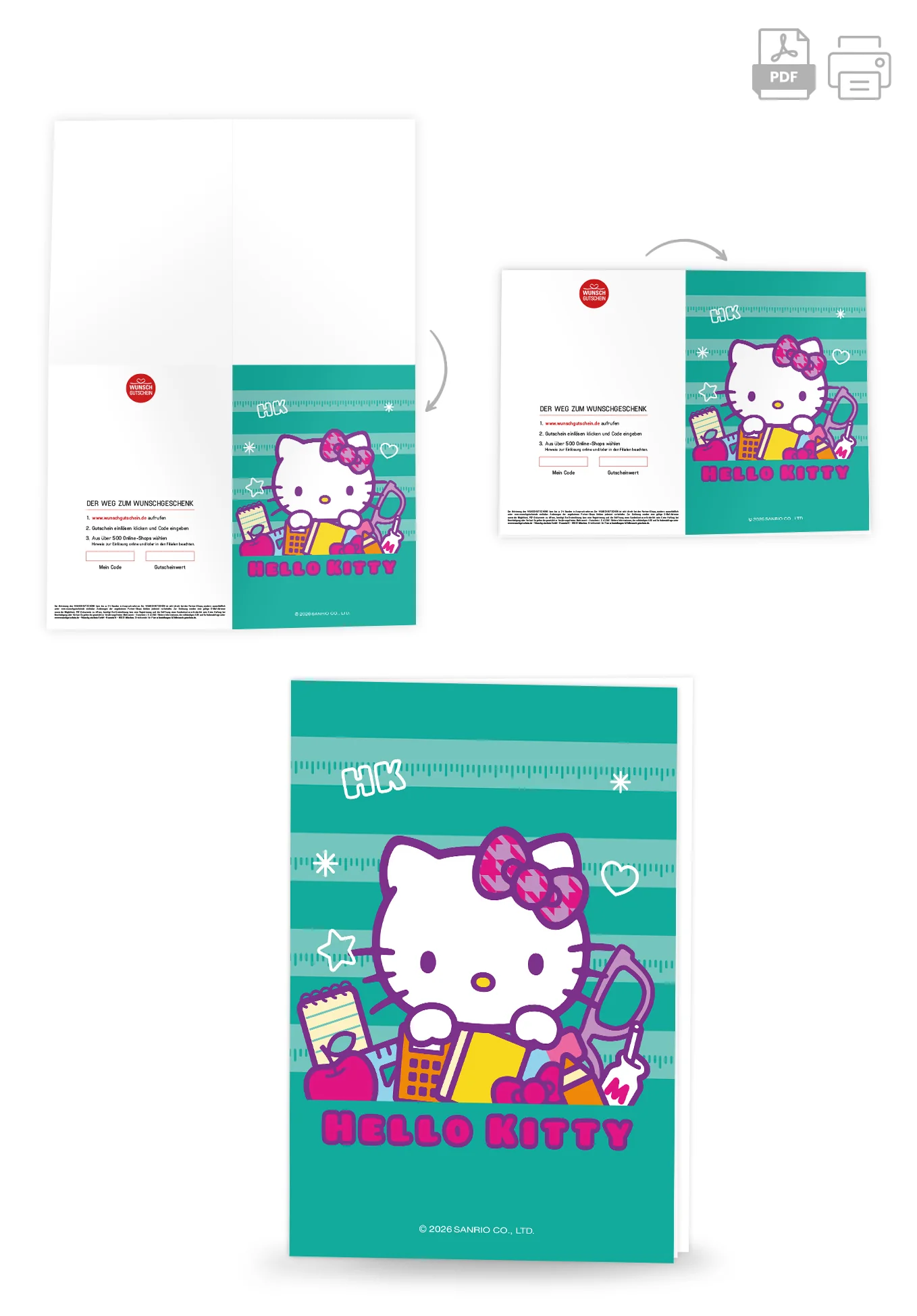 Hello Kitty - Schulsachen Grün - Image 4