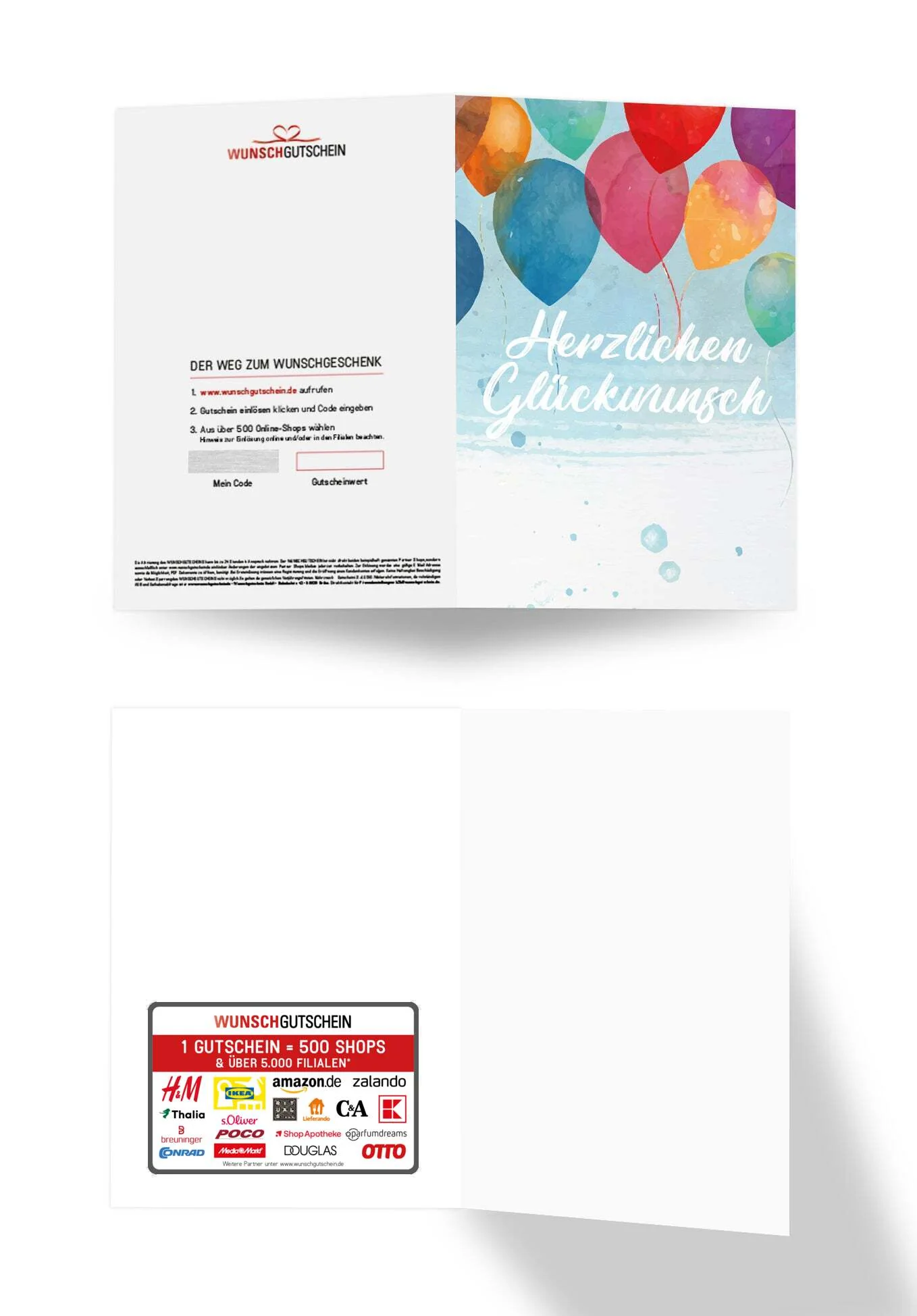 Herzlichen Glückwunsch - Bunte Ballons - Image 3