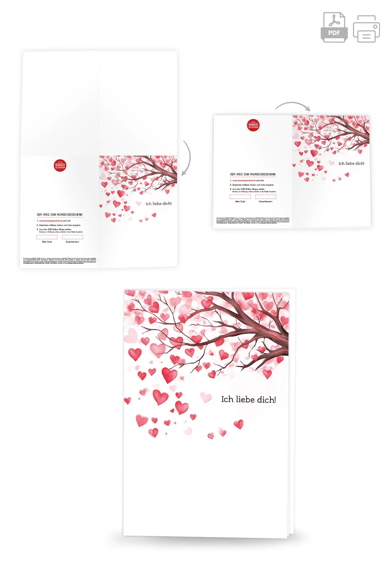 Ich Liebe Dich - Herz Baum - Image 4