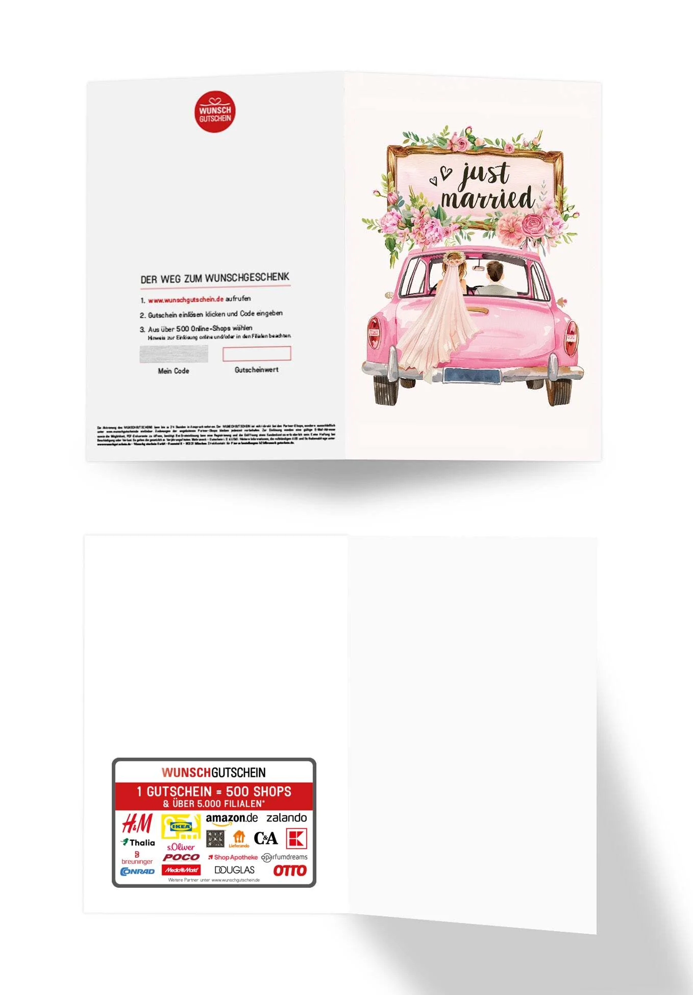 Just Married - Auto Rosa - Image 3