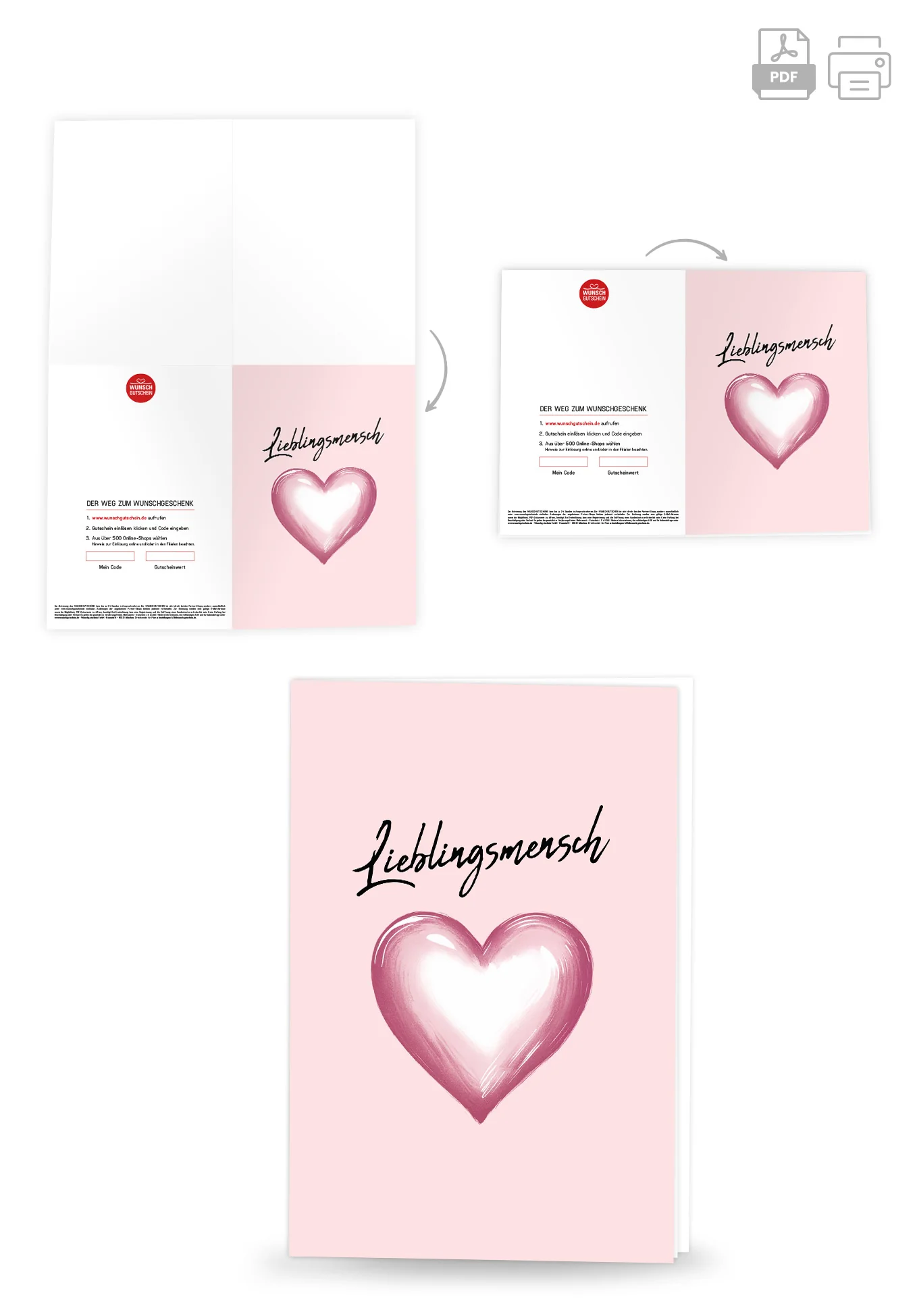 Lieblingsmensch - Rosa Herz - Image 4