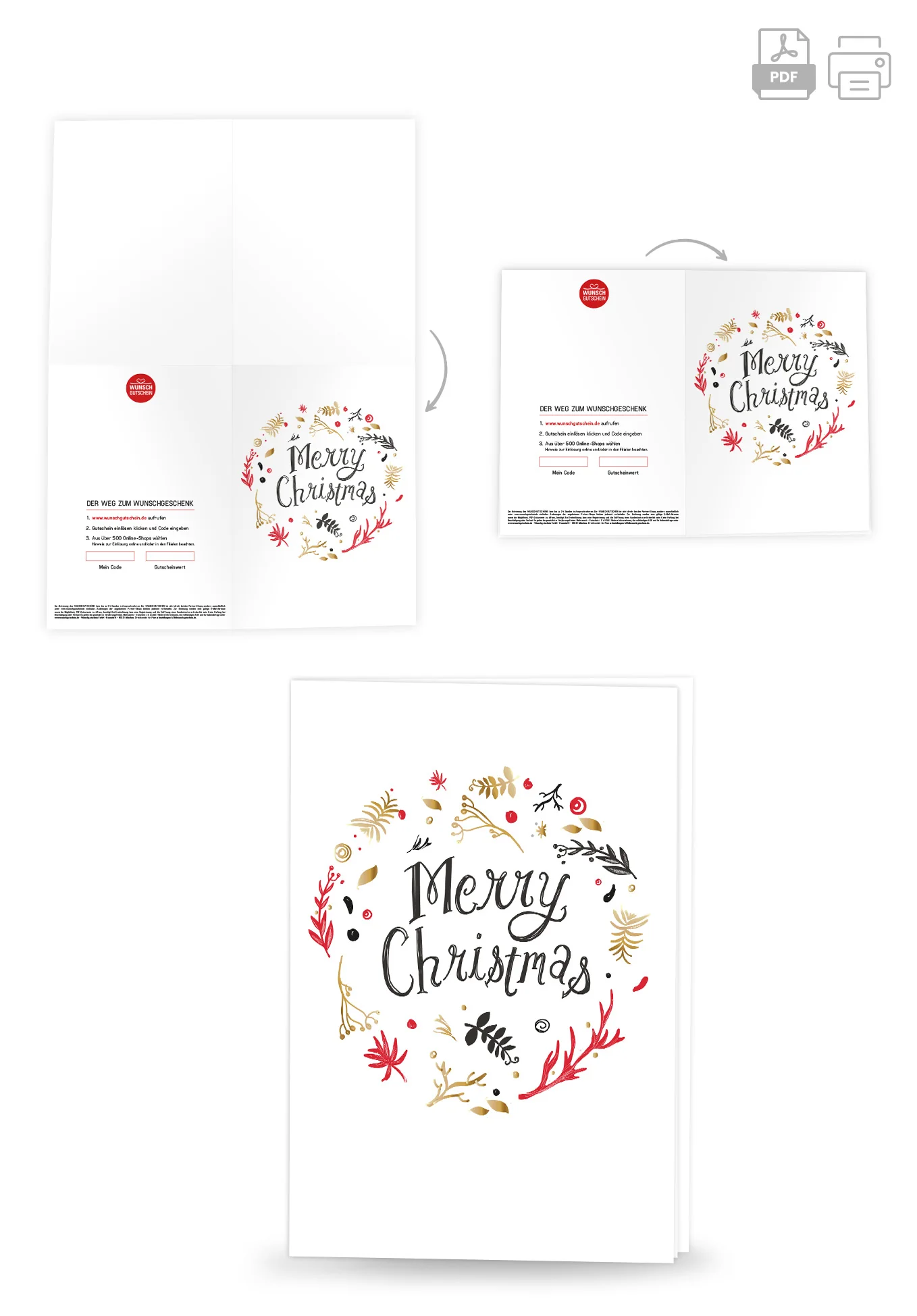 Merry Christmas - Kreis Weiß - Image 4