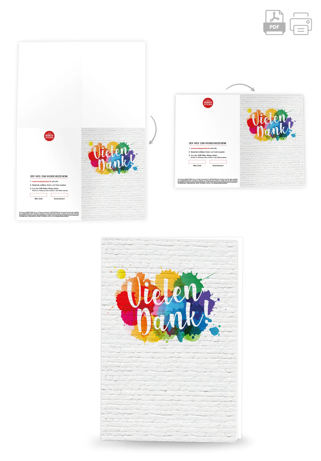 Vielen Dank - Bunte Kleckse - Image 4