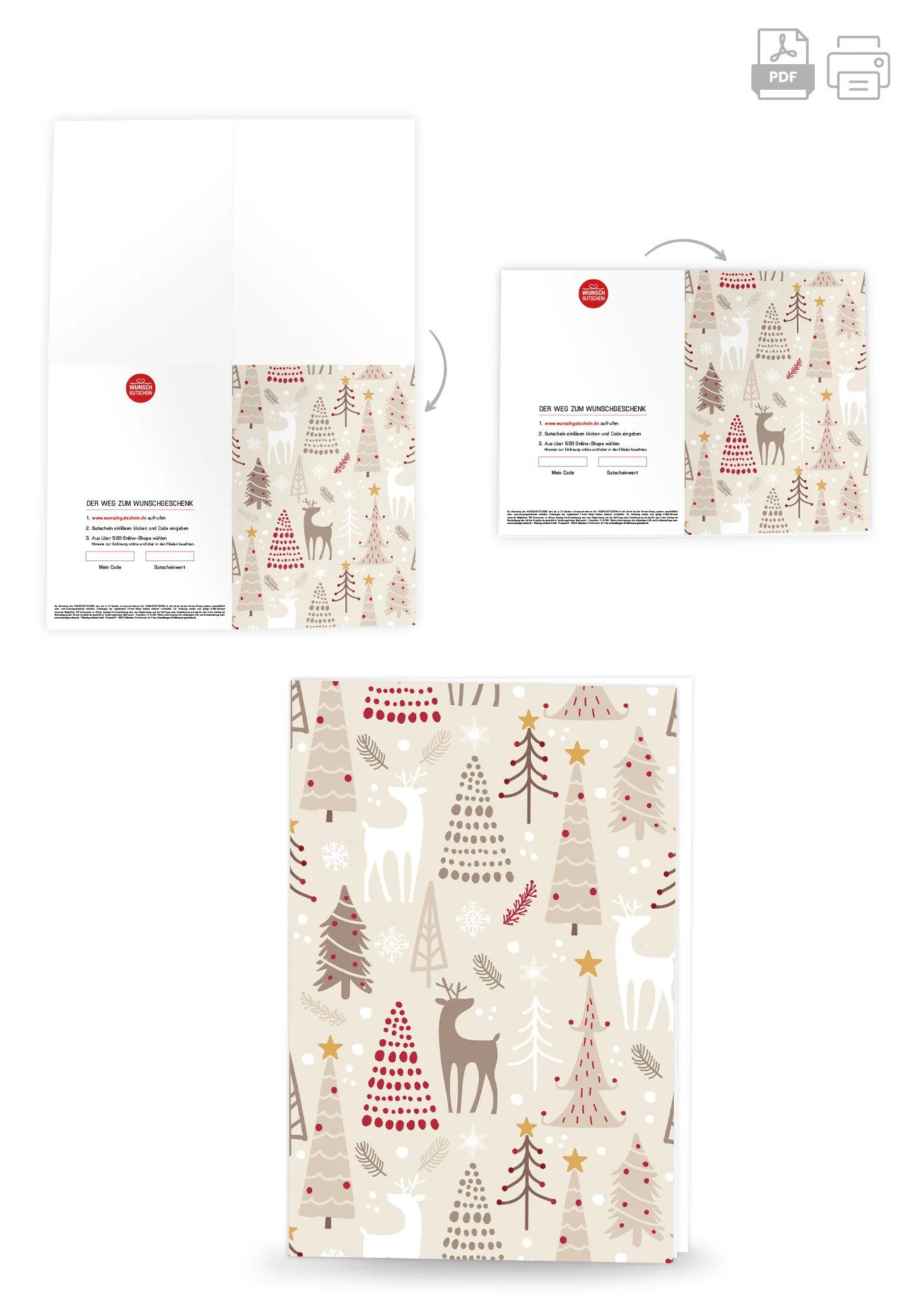 Weihnachtsbäume Beige - Image 4