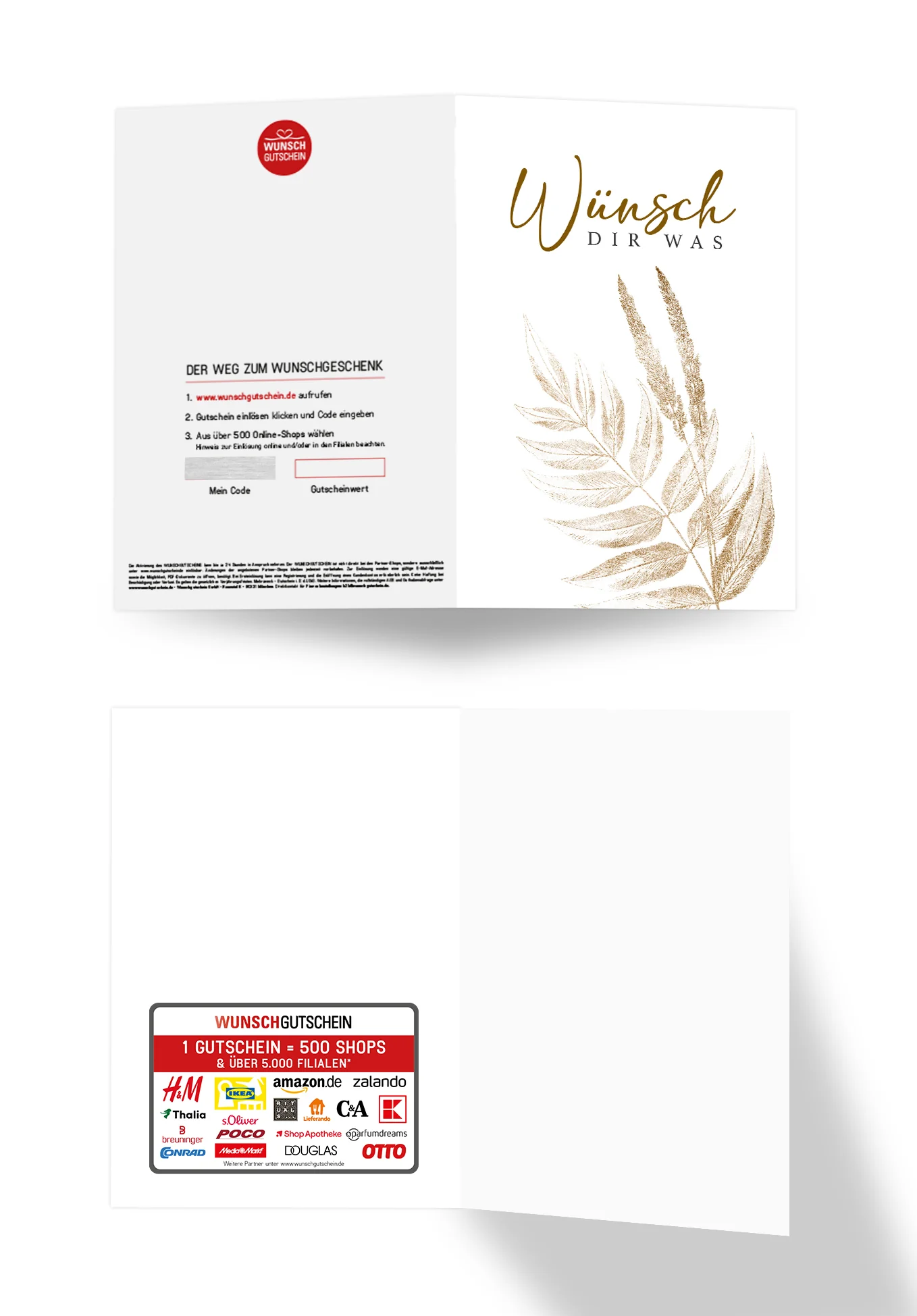 Wünsch dir was - Blätter Gold - Image 3