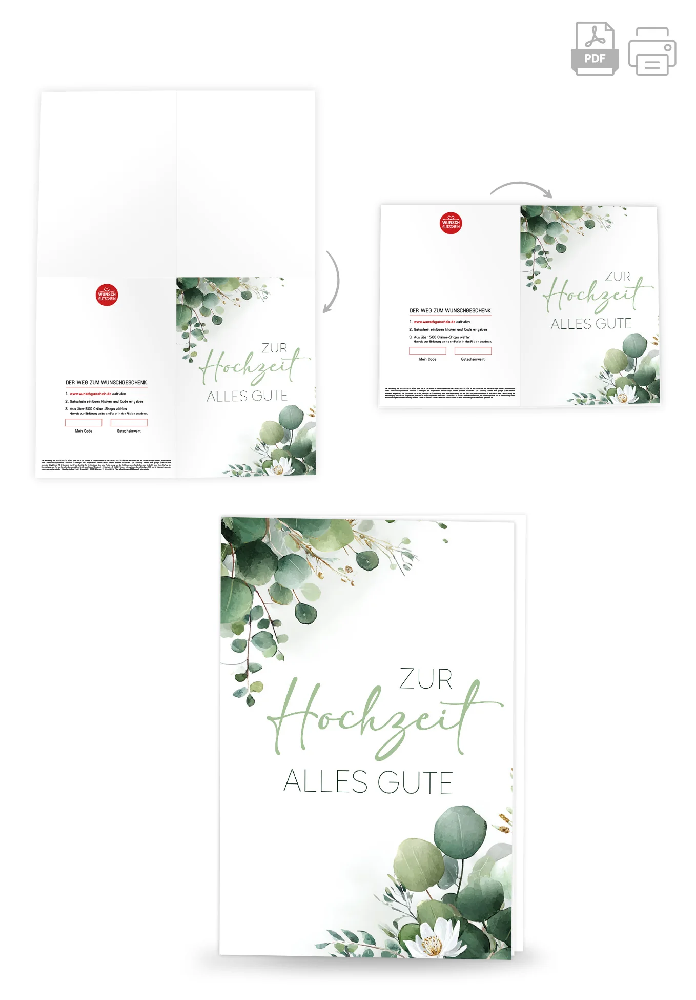 Zur Hochzeit alles Gute - Eukalyptus - Image 4